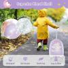 imageGoplus Kids Luggage 16 Carry on Suitcase with LED Wheels Waterproof Hard Shell Lightweight Rolling Luggage for Travel Birthday Christmas Gifts for Toddlers Children Boys Girls PinkPurpleUnicorn