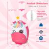 imageGoplus Kids Luggage 16 Carry on Suitcase with LED Wheels Waterproof Hard Shell Lightweight Rolling Luggage for Travel Birthday Christmas Gifts for Toddlers Children Boys Girls PinkPink
