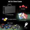 imageGoplus Poker Chip Set 300 PCS500 PCS 14 Gram Clay Poker Chips w Aluminum Case Card Decks Dealer Buttons Dices for Texas Holdem Blackjack Casino Gambling 500 PCS Chips Set300 PCS Chips Set