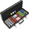 imageGoplus Poker Chip Set 300 PCS500 PCS 14 Gram Clay Poker Chips w Aluminum Case Card Decks Dealer Buttons Dices for Texas Holdem Blackjack Casino Gambling 500 PCS Chips Set500 PCS Chips Set