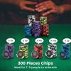 imageGoplus Poker Chip Set 300 PCS500 PCS 14 Gram Clay Poker Chips w Aluminum Case Card Decks Dealer Buttons Dices for Texas Holdem Blackjack Casino Gambling 500 PCS Chips Set300 PCS Chips Set