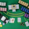 imageGoplus Poker Chip Set 600 PCS 14 Gram Clay Poker Chips wCase Automatic Card Shuffler 6 Decks Cards 5 Dices Card Shoe 3 Dealer Buttons Poker Felt Texas Holdem Blackjack Casino 600 PCS600 PCS