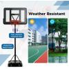 imageGoplus Portable Basketball Hoop 10FT Height Adjustable Basketball Goal w44 Shatterproof Backboard Outdoor Basketball Stand for Adults Teens Backyard Driveway4410FT  14Level