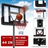 imageGoplus Portable Basketball Hoop 10FT Height Adjustable Basketball Goal w44 Shatterproof Backboard Outdoor Basketball Stand for Adults Teens Backyard Driveway42510FT  12Level  w2 Nets