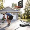 imageGoplus Portable Basketball Hoop 10FT Height Adjustable Basketball Goal w44 Shatterproof Backboard Outdoor Basketball Stand for Adults Teens Backyard Driveway4410FT  14Level