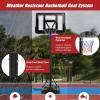imageGoplus Portable Basketball Hoop 10FT Height Adjustable Basketball Goal w44 Shatterproof Backboard Outdoor Basketball Stand for Adults Teens Backyard Driveway5510FT  9Level  wWeight Bag