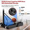 imageGoplus Portable Basketball Hoop 10FT Height Adjustable Basketball Goal w44 Shatterproof Backboard Outdoor Basketball Stand for Adults Teens Backyard Driveway42510FT  12Level  w2 Nets