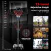 imageGoplus Portable Basketball Hoop 10FT Height Adjustable Basketball Goal w44 Shatterproof Backboard Outdoor Basketball Stand for Adults Teens Backyard Driveway42510FT  12Level  w2 Nets
