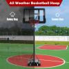 imageGoplus Portable Basketball Hoop 10FT Height Adjustable Basketball Goal w44 Shatterproof Backboard Outdoor Basketball Stand for Adults Teens Backyard Driveway42510FT  12Level  w2 Nets