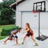 imageGoplus Portable Basketball Hoop 10FT Height Adjustable Basketball Goal w44 Shatterproof Backboard Outdoor Basketball Stand for Adults Teens Backyard Driveway42510FT  12Level  w2 Nets