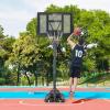 imageGoplus Portable Basketball Hoop 10FT Height Adjustable Basketball Goal w44 Shatterproof Backboard Outdoor Basketball Stand for Adults Teens Backyard Driveway4410FT  11Level  wWeight Bag