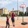 imageGoplus Portable Basketball Hoop 6487 FT Height Adjustable Basketball System with 2 Nets Fillable Base 2 Builtin Wheels 29 Backboard ampamp 16 Rim All Weather Basketball Stand for Outdoor Use