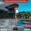 imageGoplus Portable Basketball Hoop Height Adjustable Basketball Goal System 65FT85FT wShatterproof Backboard Fillable Base ampamp Wheels Basketball Stand for Adult Kids Indoor Outdoor Use