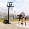 imageGoplus Portable Basketball Hoop Outdoor 10FT Basketball Goal w 44 Shatterproof Backboard Easy Adjust Height Fillable Base Free Weight Bag for Teens Adults Driveway Backyard810FT  5Level