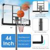 imageGoplus Portable Basketball Hoop Outdoor 6479 Poolside Basketball Goal Height Adjustable w2 Wheels Shatterproof Board Fillable Base Waterproof Basketball Stand for Kids Teenagers Youth