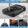 imageGoplus Portable Basketball Hoop Outdoor 6479 Poolside Basketball Goal Height Adjustable w2 Wheels Shatterproof Board Fillable Base Waterproof Basketball Stand for Kids Teenagers Youth