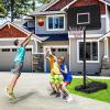 imageGoplus Portable Basketball Hoop Outdoor 6510FT Adjustable Basketball Goal System w44Inch Shatterproof Backboard Fillable Base Wheels for Kids Teens Youth Adults Backyard Driveway