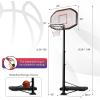 imageGoplus Portable Basketball Hoop Outdoor 65FT 10FT Height Adjustable Basketball Stand with Wheels 44Inch Backboard Fillable Base Indoor Outdoor Basketball Goal System for Adults Teenagers Kids