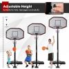 imageGoplus Portable Basketball Hoop Outdoor 65FT 10FT Height Adjustable Basketball Stand with Wheels 44Inch Backboard Fillable Base Indoor Outdoor Basketball Goal System for Adults Teenagers Kids