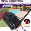 imageGoplus Portable Basketball Hoop Outdoor 6989 FT Height Adjustable Basketball Goal with 32 Shatterproof Backboard Fillable Base 2 Nets 2 Wheels Indoor Basketball Stand for Kids Youth Adults