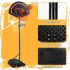 imageGoplus Portable Basketball Hoop Outdoor 6989 FT Height Adjustable Basketball Goal with 32 Shatterproof Backboard Fillable Base 2 Nets 2 Wheels Indoor Basketball Stand for Kids Youth Adults