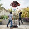 imageGoplus Portable Basketball Hoop Outdoor 6989 FT Height Adjustable Basketball Goal with 32 Shatterproof Backboard Fillable Base 2 Nets 2 Wheels Indoor Basketball Stand for Kids Youth Adults