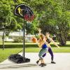 imageGoplus Portable Basketball Hoop Outdoor Indoor 42510FT 12Level Adjustable Basketball Goal w 44 Shatterproof Backboard Fillable Base Basketball Stand System for Youth Adults