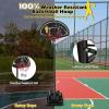 imageGoplus Portable Basketball Hoop Outdoor Indoor 42510FT 12Level Adjustable Basketball Goal w 44 Shatterproof Backboard Fillable Base Basketball Stand System for Youth Adults
