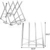 imageGoplus Portable Folding Sawhorse Adjustable Steel Sawbuck for Firewood Heavy Duty 220 lbs Sawhorse Work Table Lightweight Log Wood Cutting Saw Horses Stand