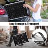 imageGoplus Portable Workbench 33 x 24 Foldable Workmate Work Bench w2 Quick Clamps 4 Clamp Dogs 3 Tool Boxes Portable Handle 1000LBS Capacity Lightweight Folding Work Table for Garage Workshop