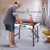 imageGoplus Portable Workbench 33 x 24 Foldable Workmate Work Bench w2 Quick Clamps 4 Clamp Dogs 3 Tool Boxes Portable Handle 1000LBS Capacity Lightweight Folding Work Table for Garage Workshop