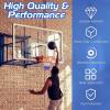 imageGoplus Replacement Basketball Rim Net 18inch Portable Basketball Hoop Wall Door Mounted Indoor Outdoor Hanging Outside