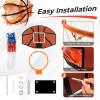 imageGoplus Wall Mount Basketball Hoop 26quot x 175quot Indoor Outdoor Basketball Games wLarge ShatterProof Backboard AntiTear Net Door Wall Mounted Basketball Playset for Backyard Family Kids Adults