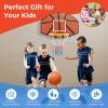 imageGoplus Wall Mount Basketball Hoop 26quot x 175quot Indoor Outdoor Basketball Games wLarge ShatterProof Backboard AntiTear Net Door Wall Mounted Basketball Playset for Backyard Family Kids Adults