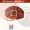 imageGoplus Wall Mount Basketball Hoop 26quot x 175quot Indoor Outdoor Basketball Games wLarge ShatterProof Backboard AntiTear Net Door Wall Mounted Basketball Playset for Backyard Family Kids Adults
