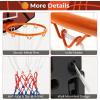 imageGoplus Wall Mount Basketball Hoop 26quot x 175quot Indoor Outdoor Basketball Games wLarge ShatterProof Backboard AntiTear Net Door Wall Mounted Basketball Playset for Backyard Family Kids Adults