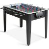 imageGoplus 48 Foosball Table Wooden Soccer Games Table w 2 Footballs Score Keepers Indoor Home Game Room Arcade Competition Sized Football Table for Adult Kids YouthBlack