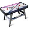 imageGoplus 54quot Air Hockey Table Hockey Game Table wLED Scoreboard Lights 2 Pucks 2 Pushers Powerful 12V Motor Indoor Powered Arcade Style Table for Kids Adults Game Room Home Office