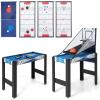 imageGoplus 6in1 Multi Game Table Combo Game Table wBasketball Billiards Ping Pong Hockey Shuffleboard Bowling Adults Space Saving Combination Game Table Set for Party Game Room Arcade