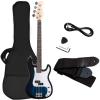 imageGoplus Electric Bass Guitar Full Size 4 String with Strap Guitar Bag Amp Cord Black Bass 4 StrapsBlue Bass 4 Straps