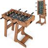 imageGoplus Folding Foosball Table 27 Wooden Soccer Game Table with 2 Footballs ampamp Score Keepers Indoor Outdoor Portable Football Game Set for Kids Adults Arcades Bars Parties Family Nights