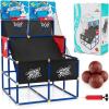 imageGoplus Kids Basketball Arcade Game Dual Shot Basketball Game for 2 Players with 4 Balls ampamp Inflation Pump Indoor Outdoor Sport Play Birthday Gift Basketball Toy Set for Toddlers Children Teens Youth