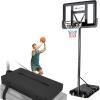 imageGoplus Portable Basketball Hoop 10FT Height Adjustable Basketball Goal w44 Shatterproof Backboard Outdoor Basketball Stand for Adults Teens Backyard Driveway42510FT  12Level  Weight Bag