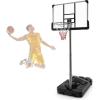 imageGoplus Portable Basketball Hoop Outdoor 6479 Poolside Basketball Goal Height Adjustable w2 Wheels Shatterproof Board Fillable Base Waterproof Basketball Stand for Kids Teenagers Youth