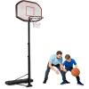 imageGoplus Portable Basketball Hoop Outdoor 65FT 10FT Height Adjustable Basketball Stand with Wheels 44Inch Backboard Fillable Base Indoor Outdoor Basketball Goal System for Adults Teenagers Kids