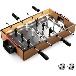 imageGoplus Foosball Table 20 Inch Mini Soccer Game Table with LED Lights 2 Footballs NonSlip Handle Indoor Portable Table Top Football Table for Kids Adults Party Bar Game Room Office