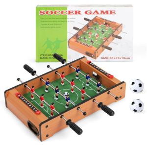 imageGoplus Foosball Table 20 Inch Mini Tabletop Soccer Table with 2 Balls Score Keepers Portable Football Table for Kids Family Night Game Rooms