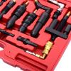 imageGoplus 16 Pcs Diesel Engine Compression Gauge Tester Cylinder Pressure Test Set Kit for Auto Tractor Semi with Case
