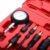 imageGoplus 16 Pcs Diesel Engine Compression Gauge Tester Cylinder Pressure Test Set Kit for Auto Tractor Semi with Case