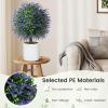 imageGoplus 22 Artificial Boxwood Topiary Ball Tree Set of 2 UV Resistant Faux Potted Plants Artificial Shrubs Bushes with Orange Fruits Fake Evergreen Artificial Topiary for Home Front Porch DecorWisteria